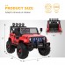 12V Electric Kids Ride On Jeep Street King Truck with Wheels Suspension